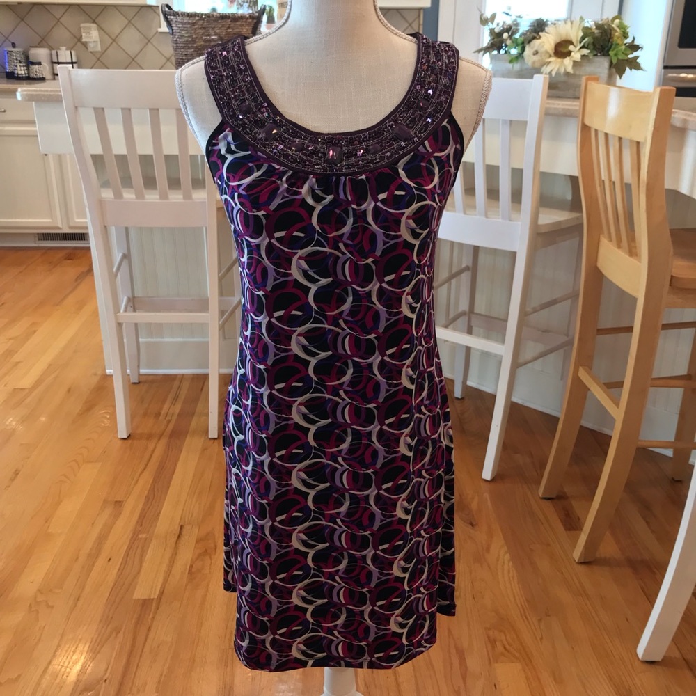 💜 3 for $18 or 5 for $25 💜 Volume One purple jeweled dress